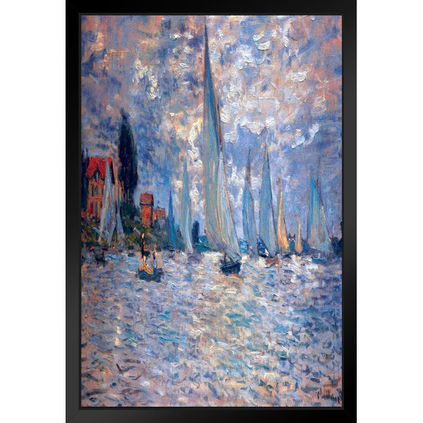 Vault W Artwork Claude Les Barques Impressionist Art Posters